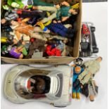 An extensive quantity of action man and related figures.