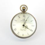 An Omega style crystal ball watch, Dia. 6cm.