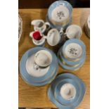 An extensive Royal Doulton Rose Elegans dinner and tea set, minimum 6 settings.