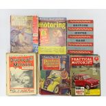 A quantity of mixed vintage motoring related magazines.