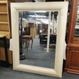 A heavy quality large mirror, 184 x 137cm.