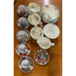 An extensive quantity of Paragon fine bone china, tea cups and saucers.