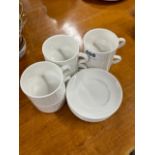 Six piece Royal Doulton British Airways coffee set.