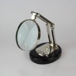 A desk magnifying glass.