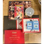 A vintage Monopoly with a set of Coronation Street treasure's CD's, etc.