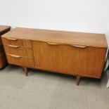 A McIntosh Furniture three drawer teak sideboard, 152 x 76 x 47cm.