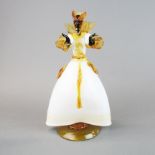 A fine Murano glass figure of Carnivale character, H. 36cm/