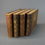 Four volumes of 'The illustrated War news (1914-1918)', half leather bound.