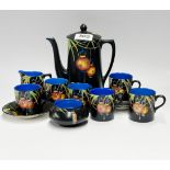 A 1920's Crown Ducal coffee set.