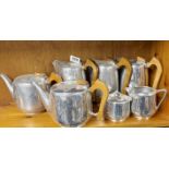 A quantity of Picquot ware aluminium tea and coffee pots etc.