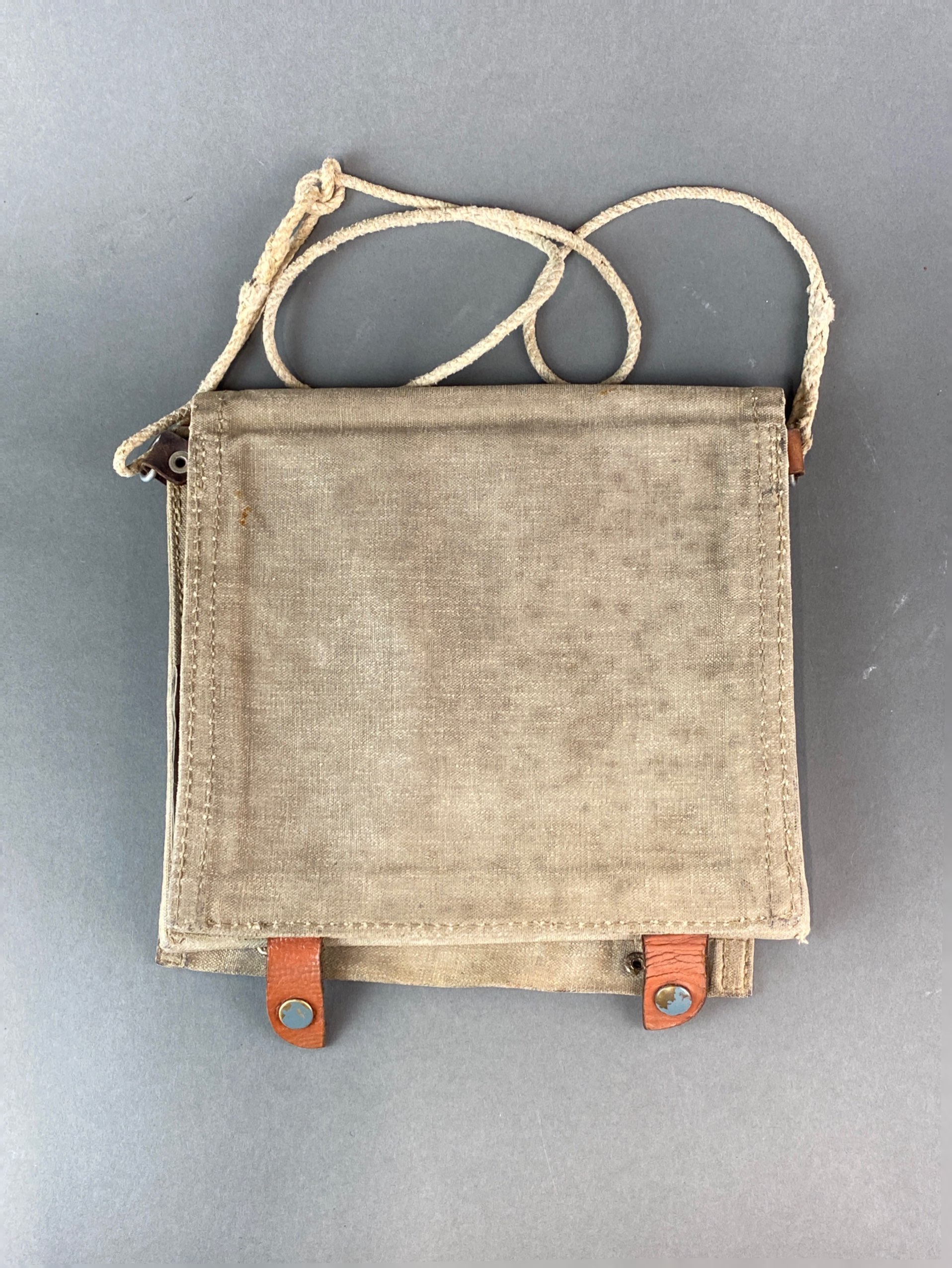 A WWII Swedish military map case dated 1941, 24 x 23cm.