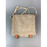 A WWII Swedish military map case dated 1941, 24 x 23cm.