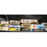 A quantity of Airfix and other model kits.