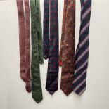 A group of Aquascutum and other ties.