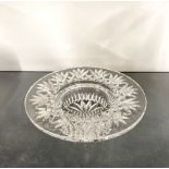 A Waterford crystal bowl, dia. 21cm.