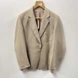 A gent's Ridleys summer linen jacket, shoulder W. 44cm.