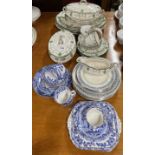 A quantity of Royal Doulton Countess pattern dinner and tea china with further vintage china.