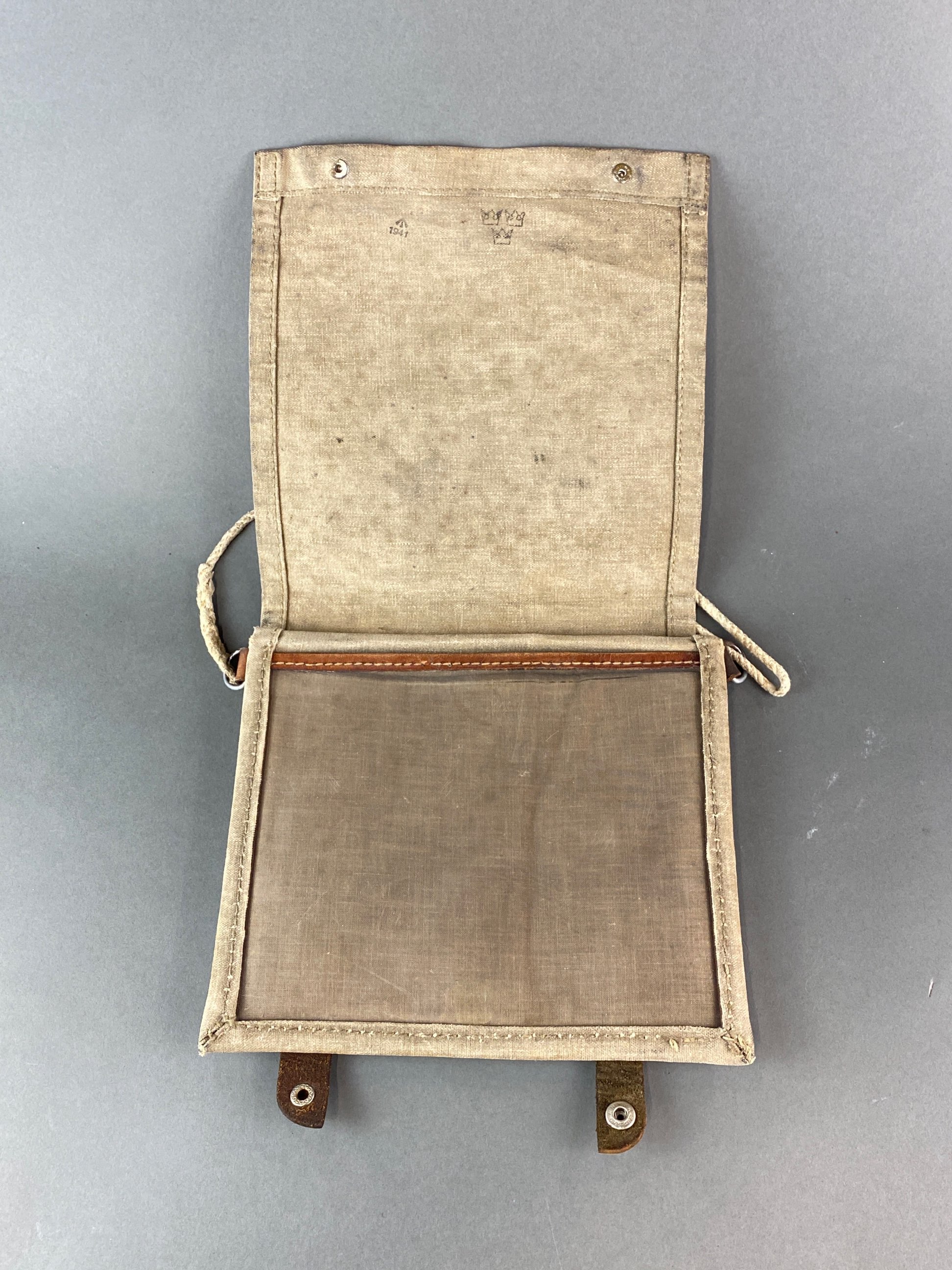 A WWII Swedish military map case dated 1941, 24 x 23cm. - Image 3 of 4