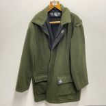 A gent's Swanndri green woollen jacket XL, L. 98cm.