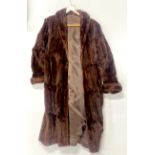 A lady's vintage mink coat.