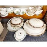 A quantity of Royal Worcester and other china.