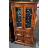 An oak old charm music cabinet containing a Pioneer auto-return stereo turntable PL-Z93, a Pioneer