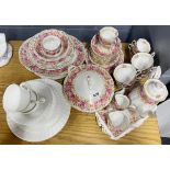 An extensive Royal Albert Serena pattern tea, coffee and part dinner service, together with a