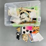 A box of mixed small interesting items.