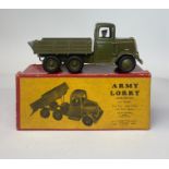 A Britains diecast model vehicle 'Army Lorry' with driver model no. 1335.