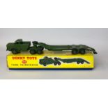 A boxed Dinky Supertoys diecast model vehicle no. 660 'Tank Transporter'.