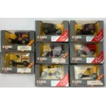 Eight boxed limited edition Corgi Classic diecast model vehicles.