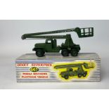 A boxed Dinky Supertoys model no. 667 'Missile servicing platform vehicle'.