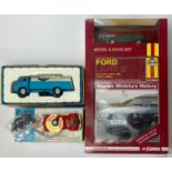 Two boxed (reproduction) Corgi Toys diecast model vehicles, model no. 256 and no. 20202, together