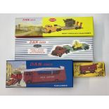 Four boxed Dan-toys vehicles, model no. 228, no. 285, no. 284 and no. 038. All in new condition.