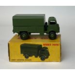 A boxed Dinky Toys model no. 623 'Army covered wagon'.