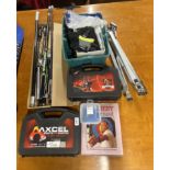 A collection of archery related items.