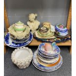 A large quantity of china and other items.