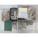 A large quantity of mixed British and other stamps.