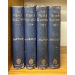 Four volumes, clothbound, of the French Revolution by Justin McCarthy, published 1898. Volume H.