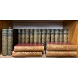 Sixteen volumes, clothbound, of the works of Alexandre Dumas, together with four further volumes