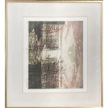 Charles Bartlett; A framed limited edition 6/60 polychrome etching 'Winter Sun' frame size 57 x