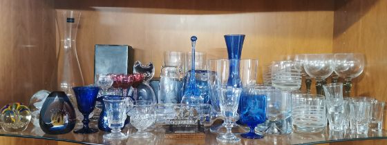 A quantity of good mixed glassware, including Caithness.