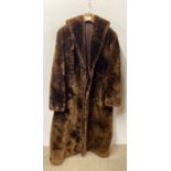 A lady's vintage Pannofix beaver lamb coat.