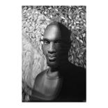 Iroegbu Philip Maduabuchi, "Rays", pencil on paper, 87 x 59cm, c. 2023. Self portrait depicted in