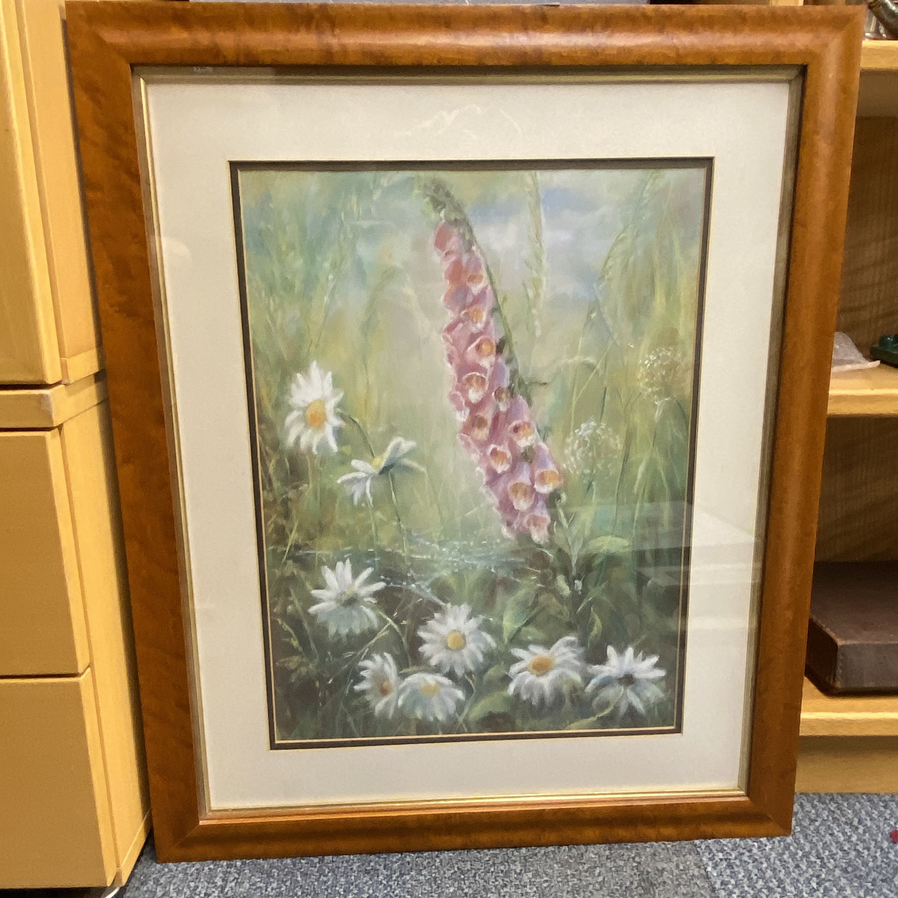 A group of mixed watercolours and prints, largest 59 x 73cm. - Image 11 of 11