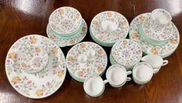 An extensive Minton Haddon Hall pattern part dinner service.