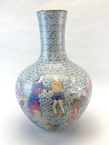 A large contemporary design Chinese vase, H. 56cm