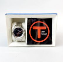 A boxed gent's Tissot stainless steel Touch Classic wristwatch.