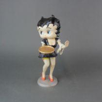 A painted cast-iron Betty Boop figure , H. 30cm.