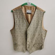 A gents Neal & Palmer silk waistcoat, Chest size 40cm.